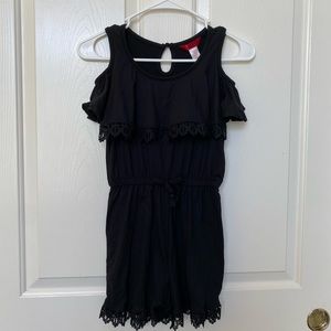 fancy black romper!